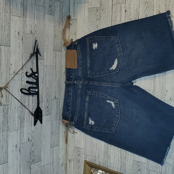 2 Pair of Mens American Eagle Jean Shorts - Picture 5 of 8